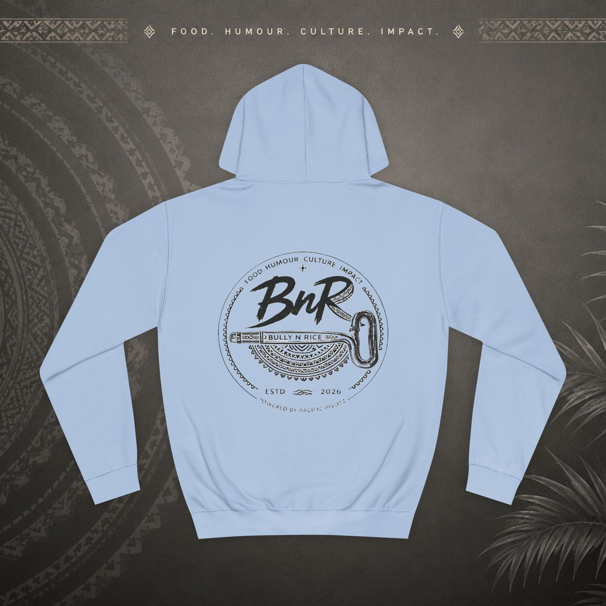 Bully n Rice - Strongpela Statement Pacific Hoodie (Adult size S - 2XL)