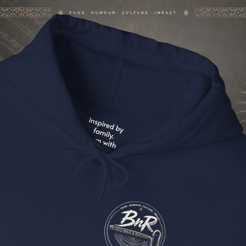 Bully n Rice - Strongpela Statement Pacific Hoodie (Adult sizes 3XL - 5 XL)