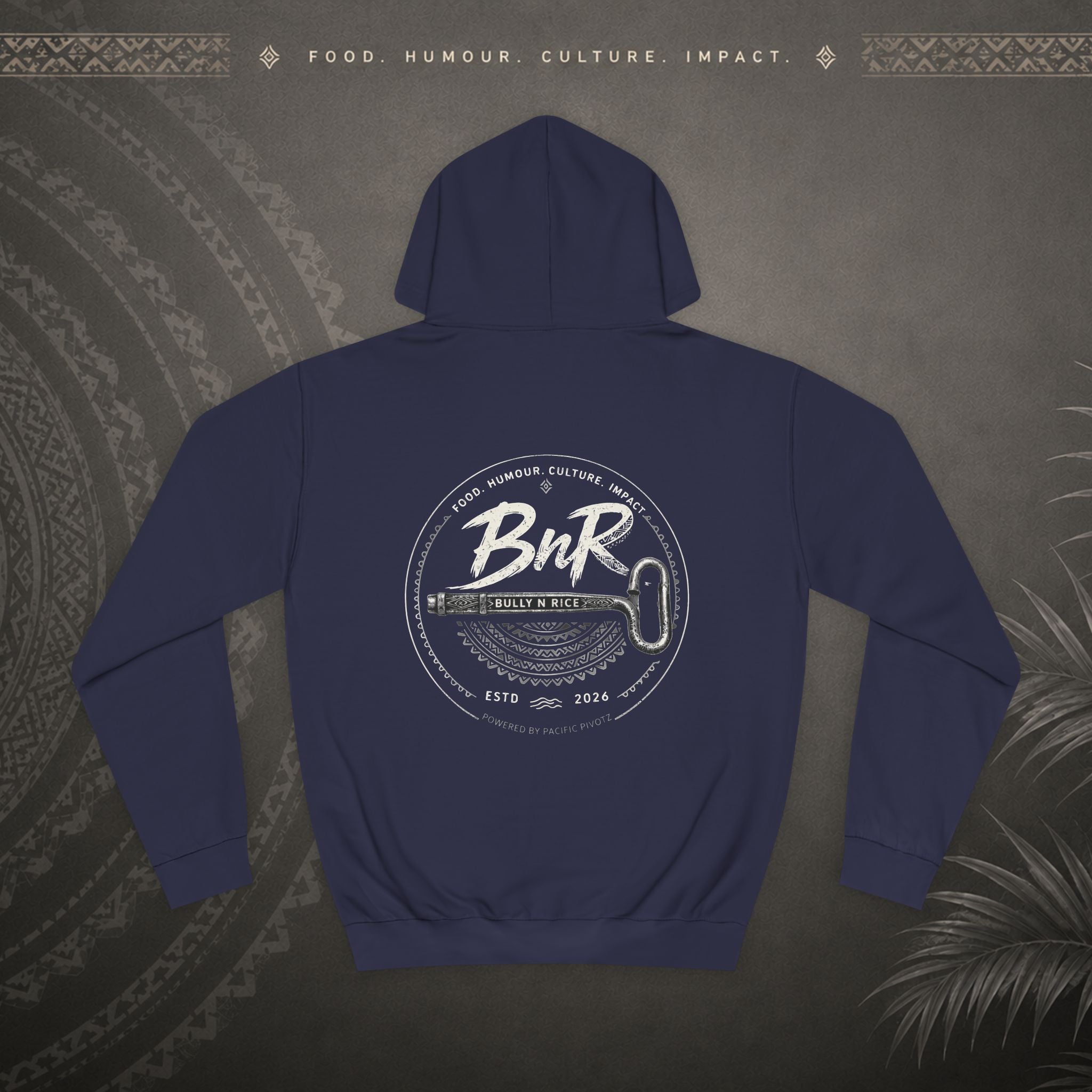 Bully n Rice - Strongpela Statement Pacific Hoodie (Adult size S - 2XL)