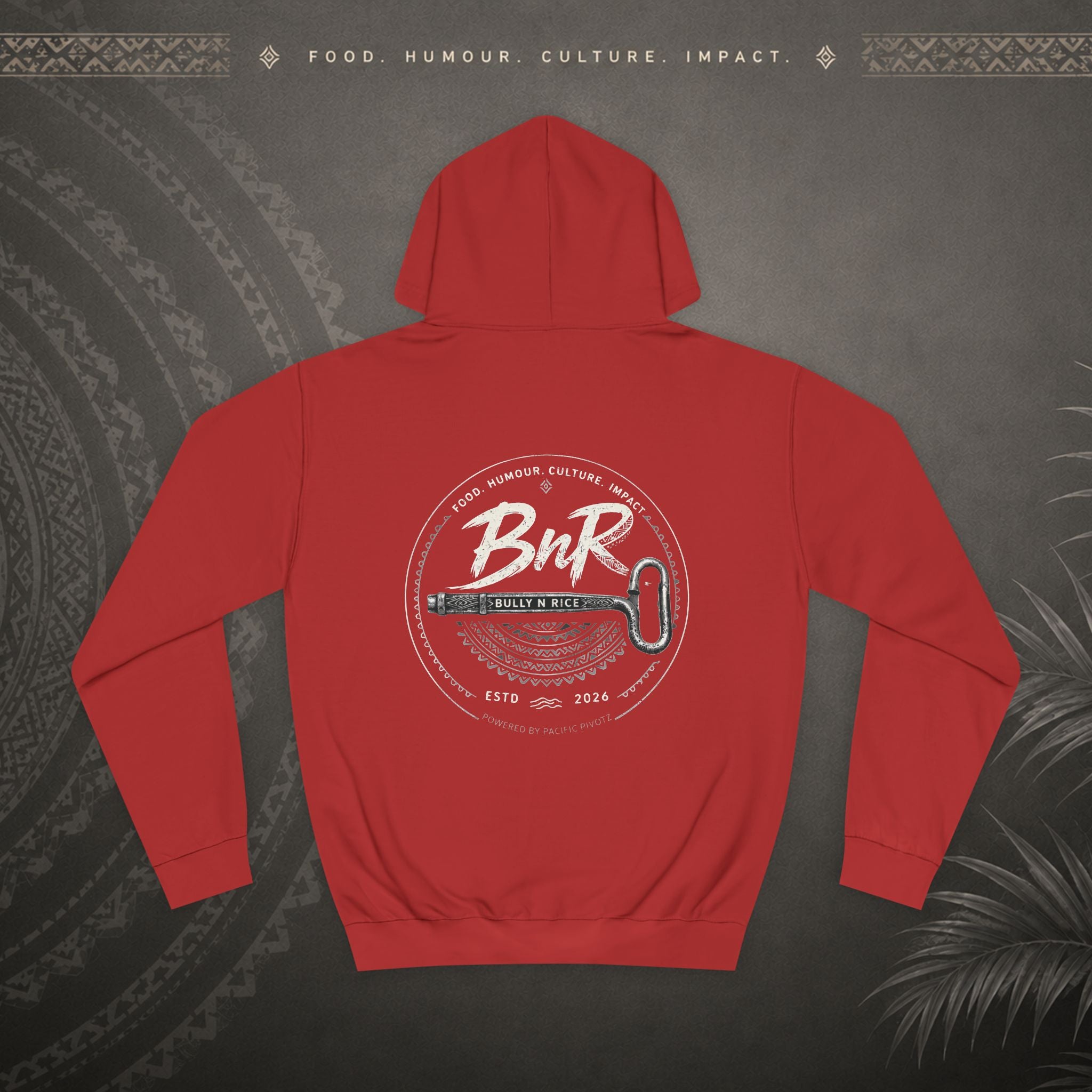Bully n Rice - Strongpela Statement Pacific Hoodie (Adult size S - 2XL)