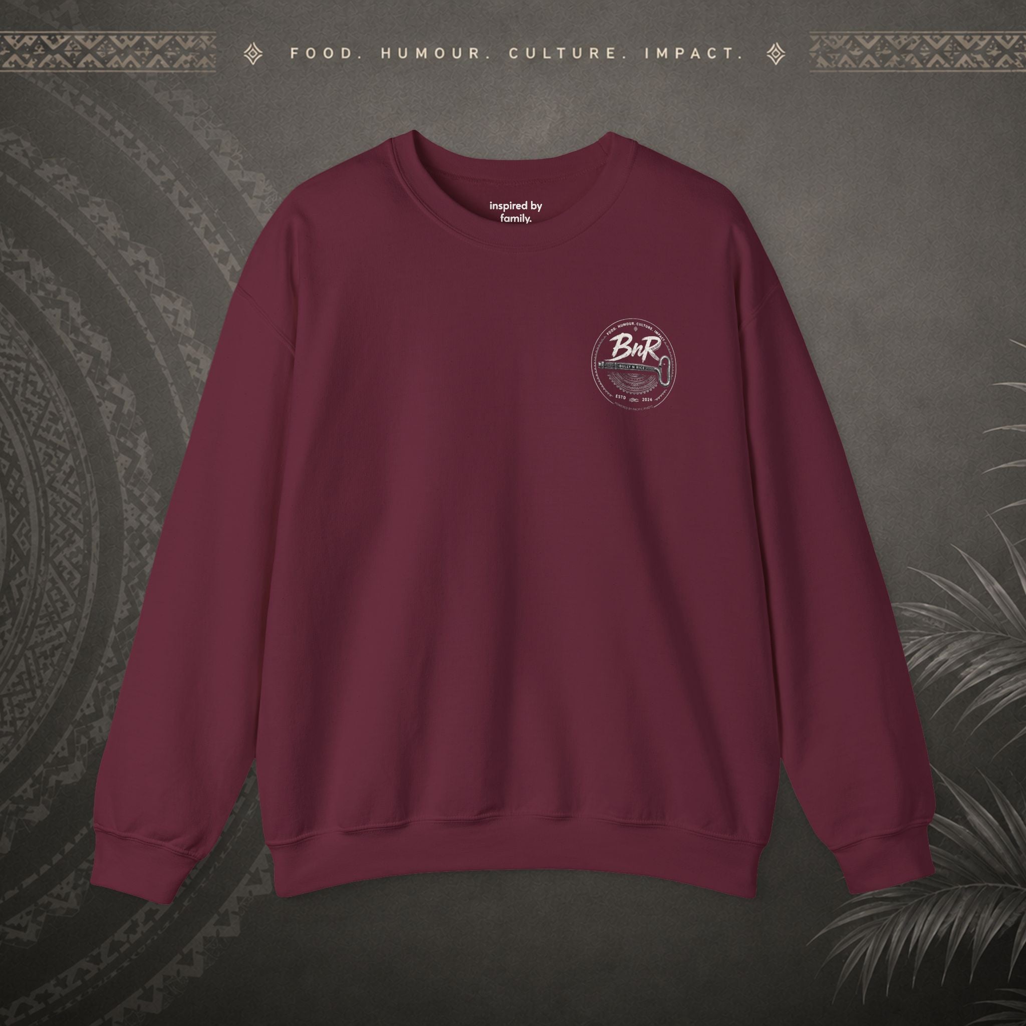 Bully n Rice Liklik Minimalist Pacific Island Jumper (crewneck sweatshirt)