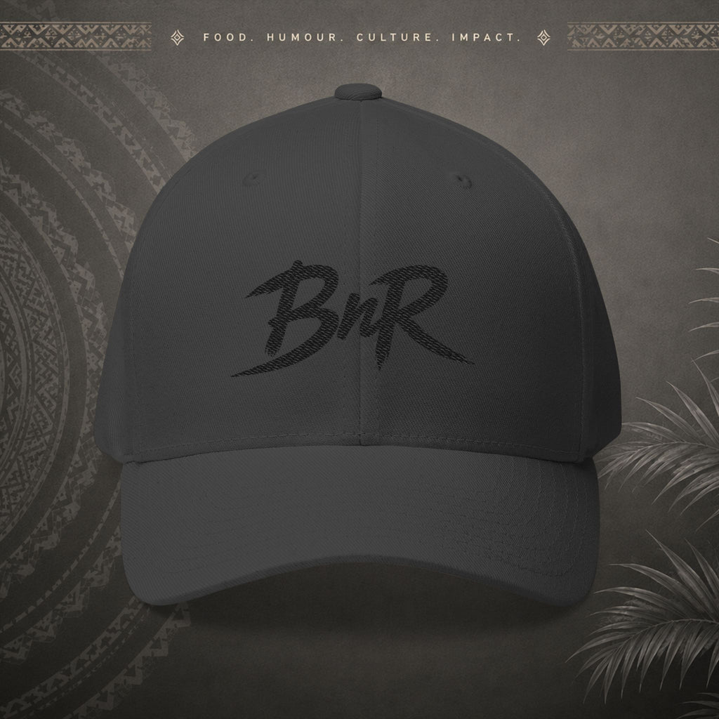 Bully n Rice - Fletcher Collection Pacific Streetwear - Flexfit Cap (black print)