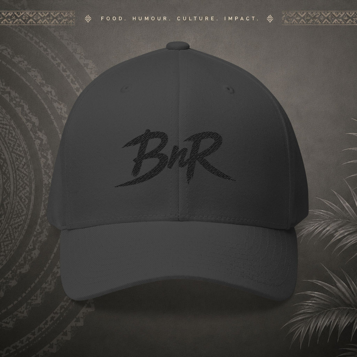 Bully n Rice - Fletcher Collection Pacific Streetwear - Flexfit Cap (black print)