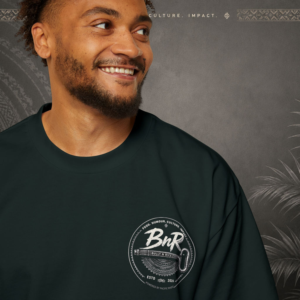 Bully n Rice Strongpela Bold Pacific Streetwear Oversized T-Shirt