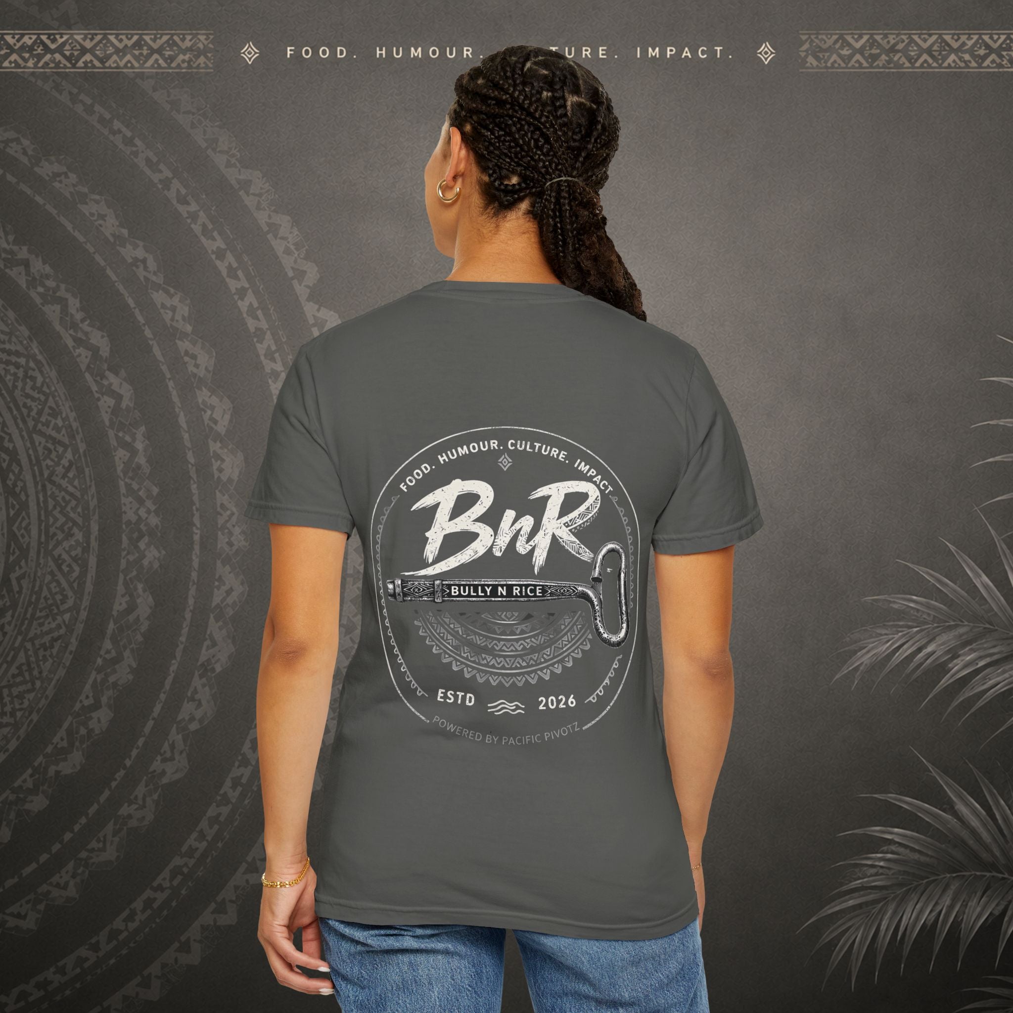 Bully n Rice - Strongpela Bold Pacific Streetwear Adult T-Shirt