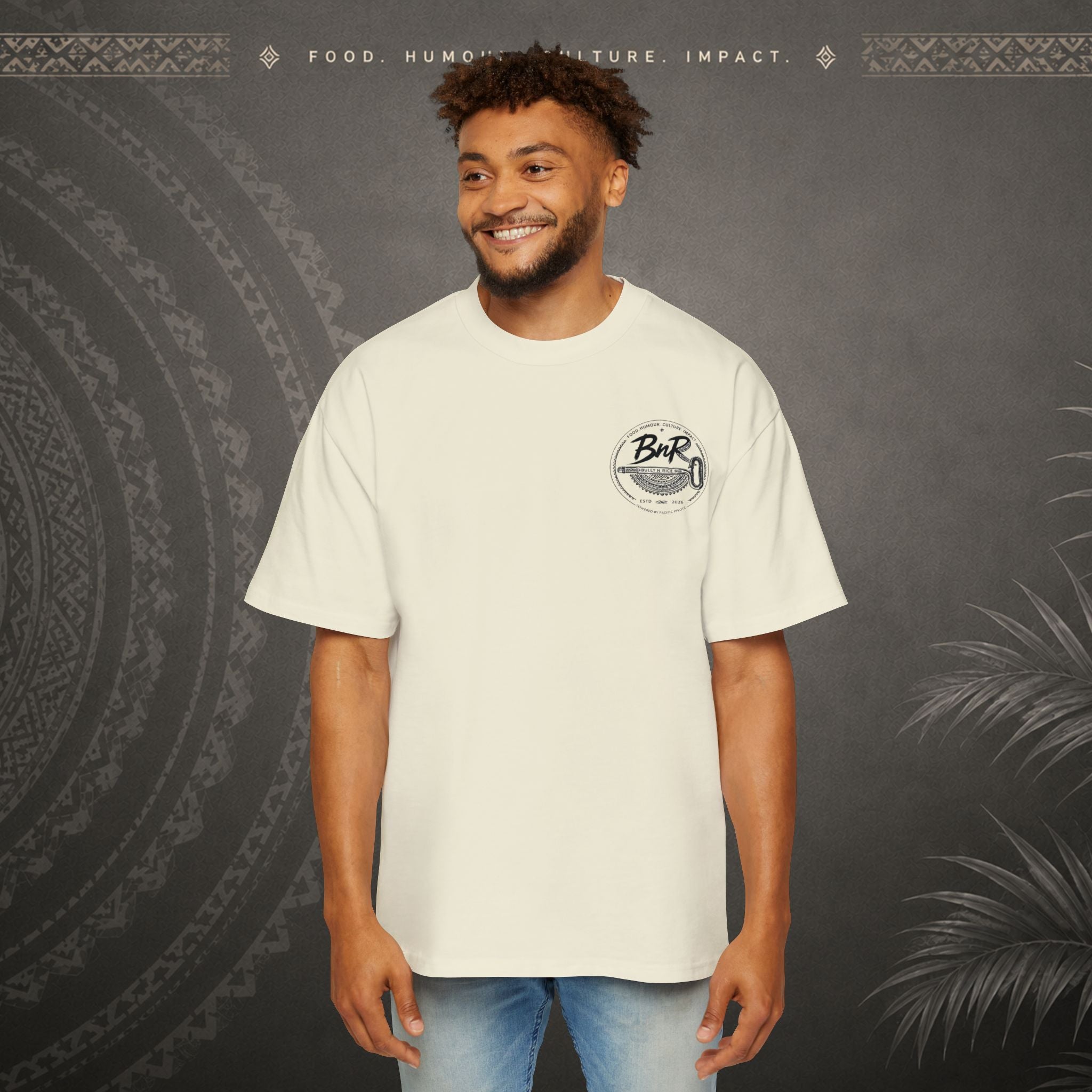 Bully n Rice Strongpela Bold Pacific Streetwear Oversized T-Shirt