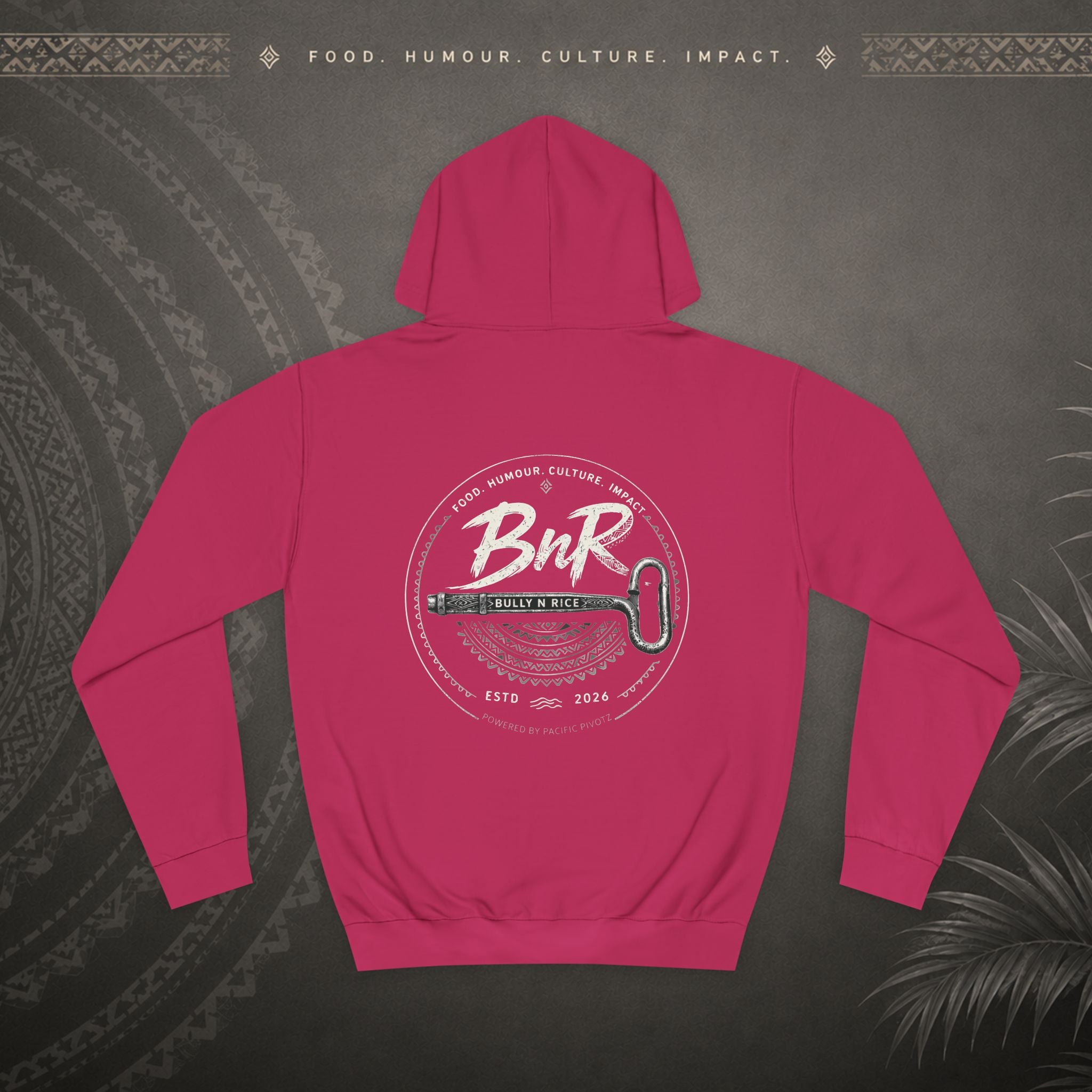 Bully n Rice - Strongpela Statement Pacific Hoodie (Adult size S - 2XL)