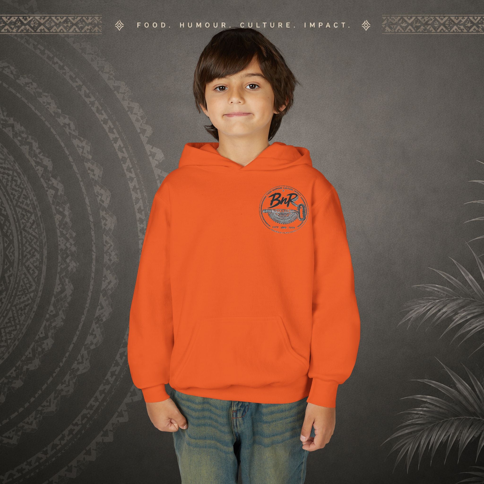 Bully n Rice Liklik Kids Pacific Island Hoodie